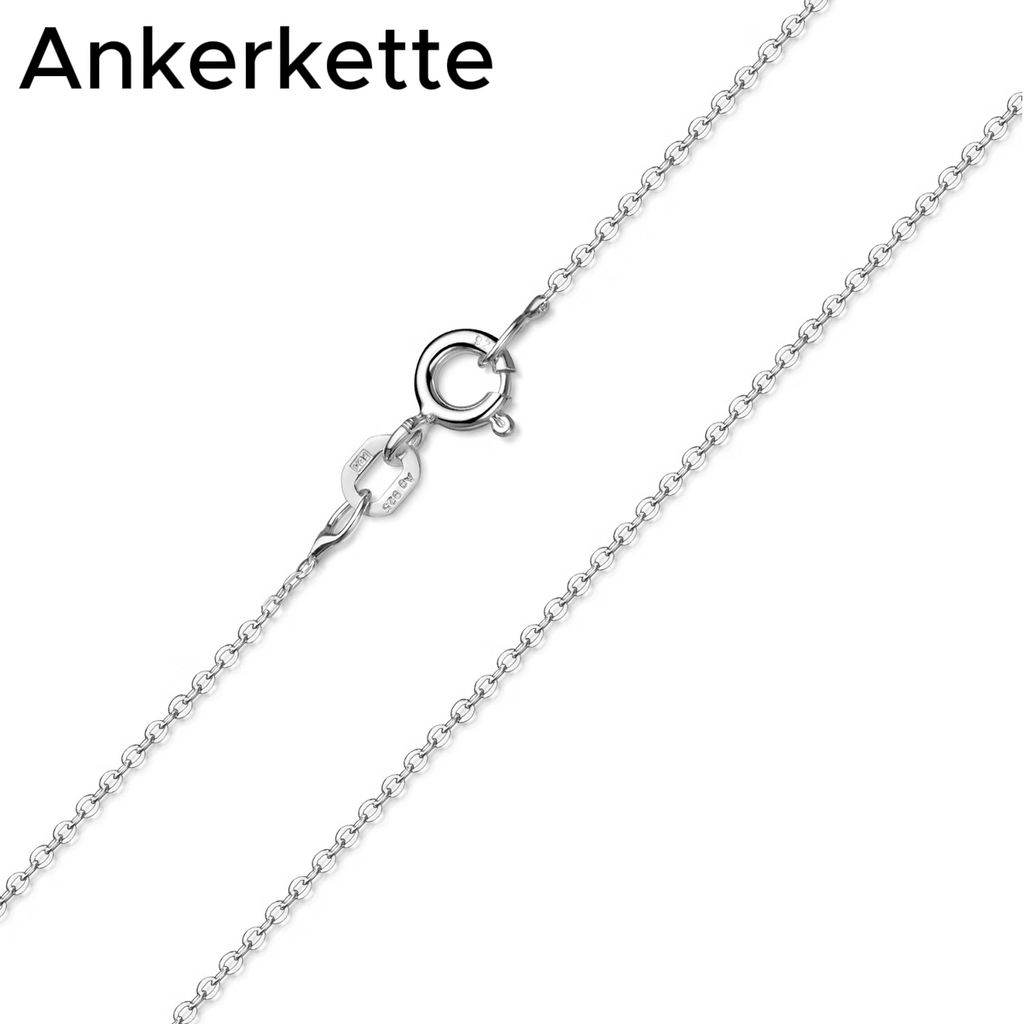 Holz/Silber Halskette "Eule" Kirschholz